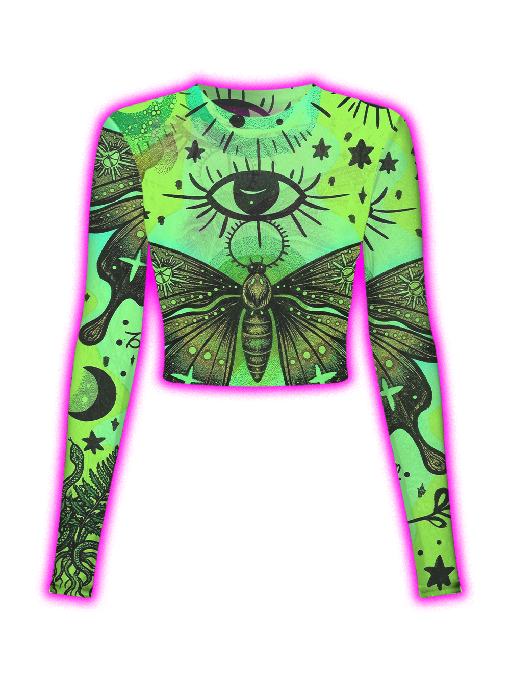 NEON MOTH MYSTIC MESH TOP