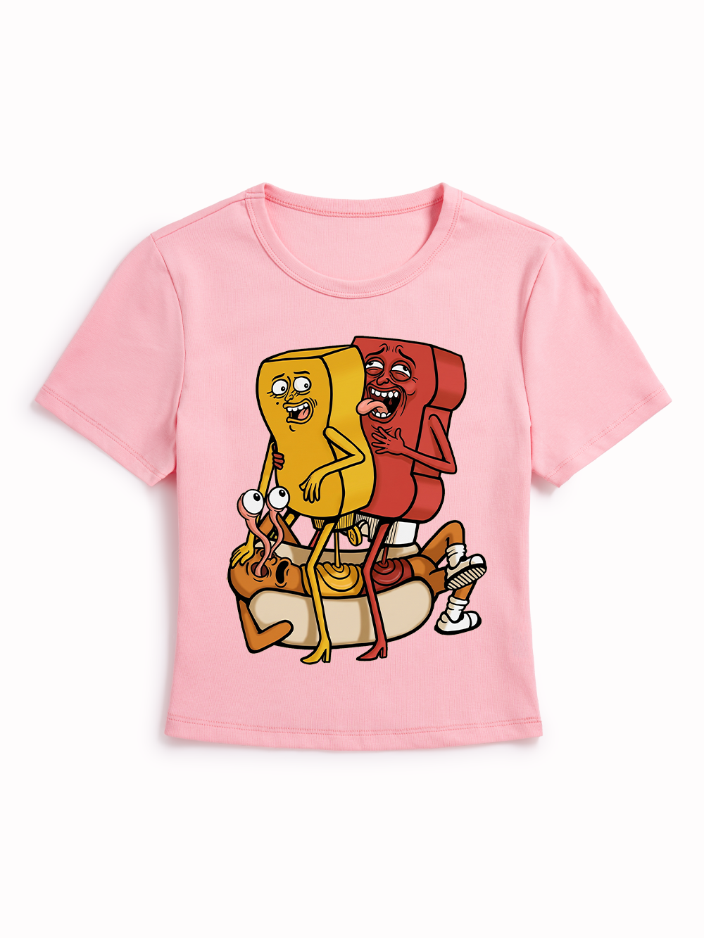 WEIRD FOOD ART BABY TEE