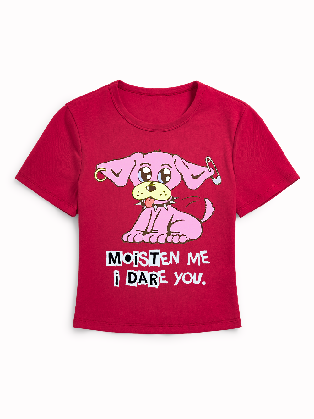 MOISTEN ME I DARE YOU BABY TEE