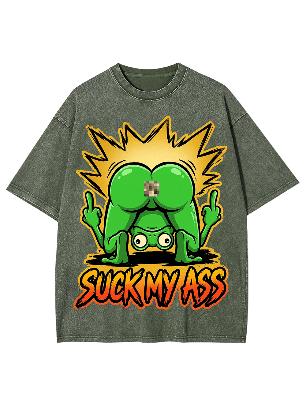 SUCK MY ASS WASHED TSHIRT