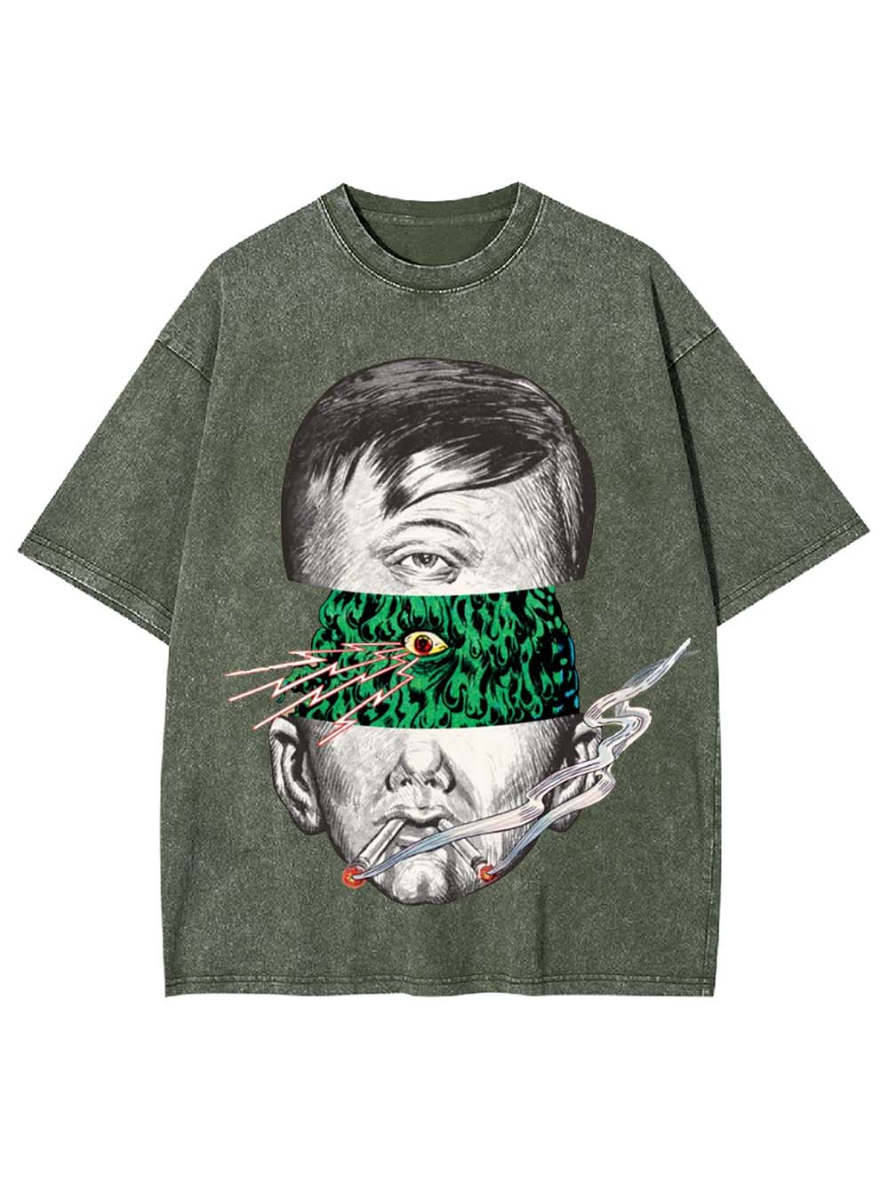 Fractured Perception Washed Tshirt