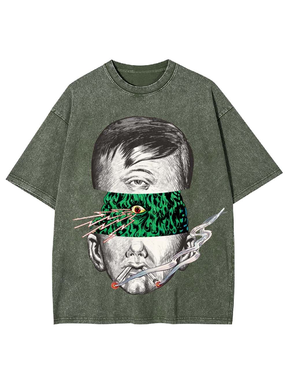 Fractured Perception Washed Tshirt