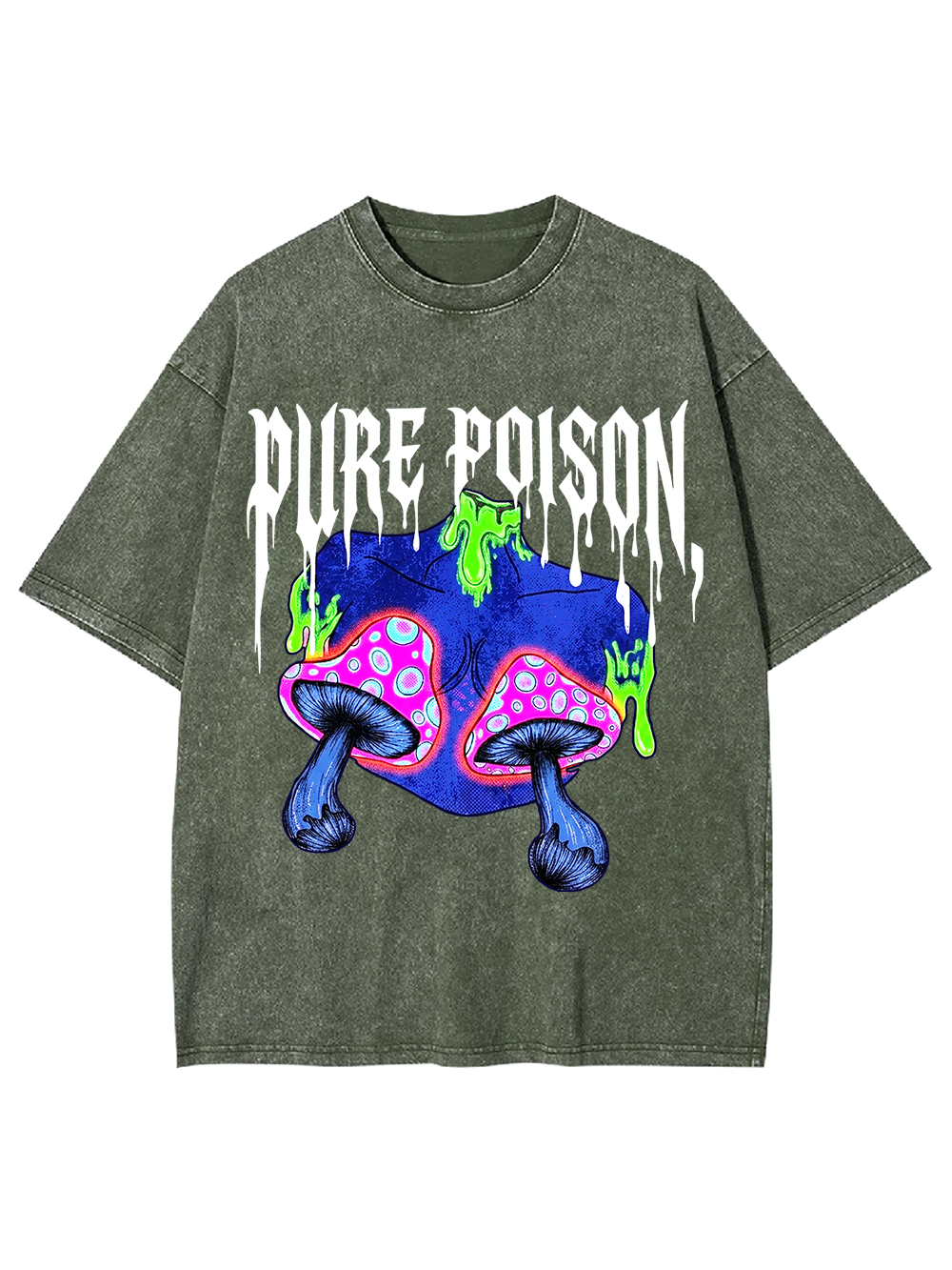 PURE POISON AAA WASHED TSHIRT