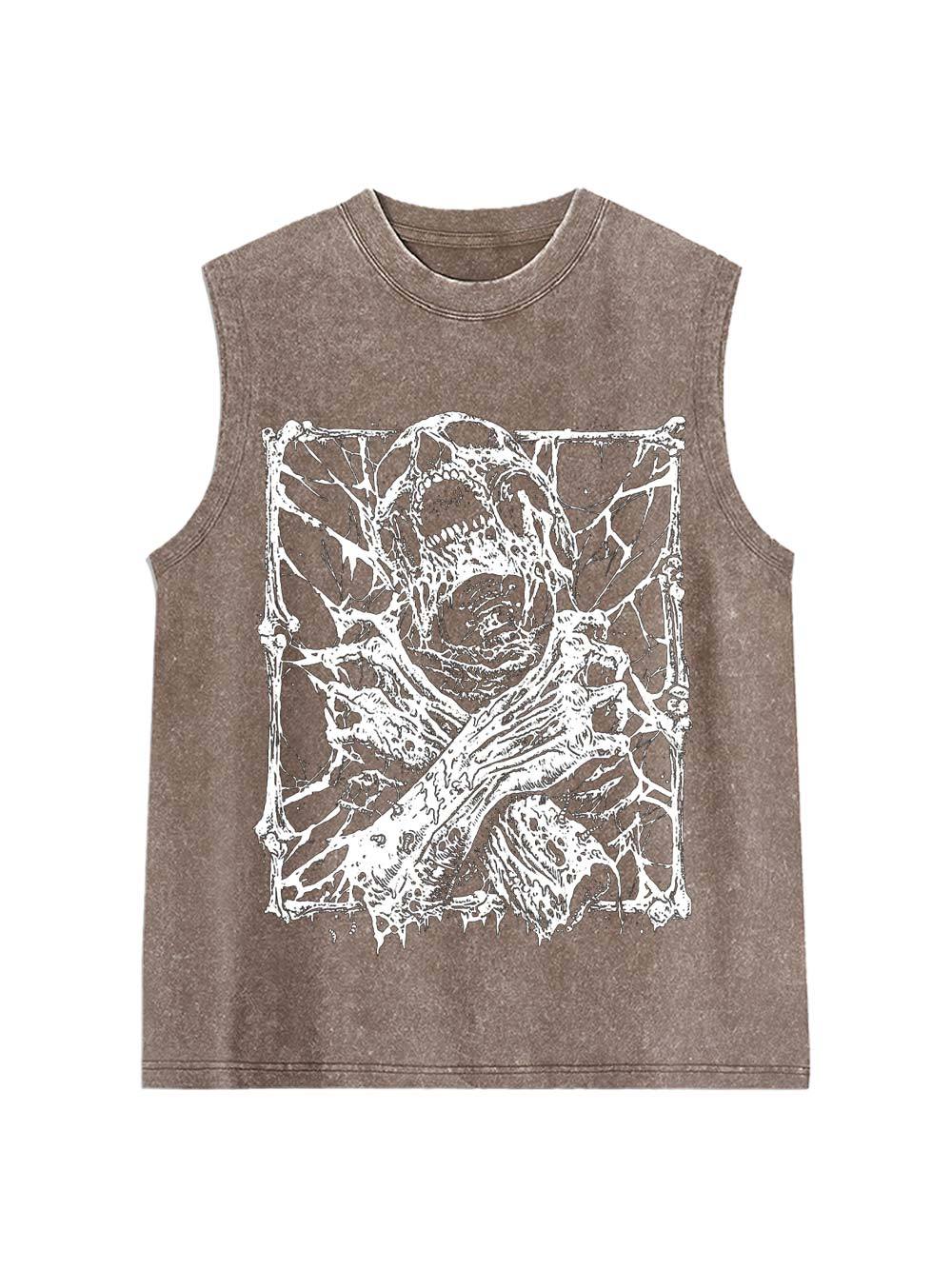 Entangled Terror Washed Tank Top
