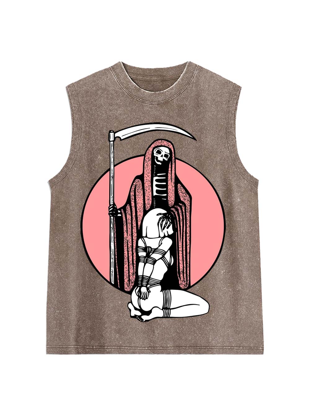 Death And Bound Washed Tank Top