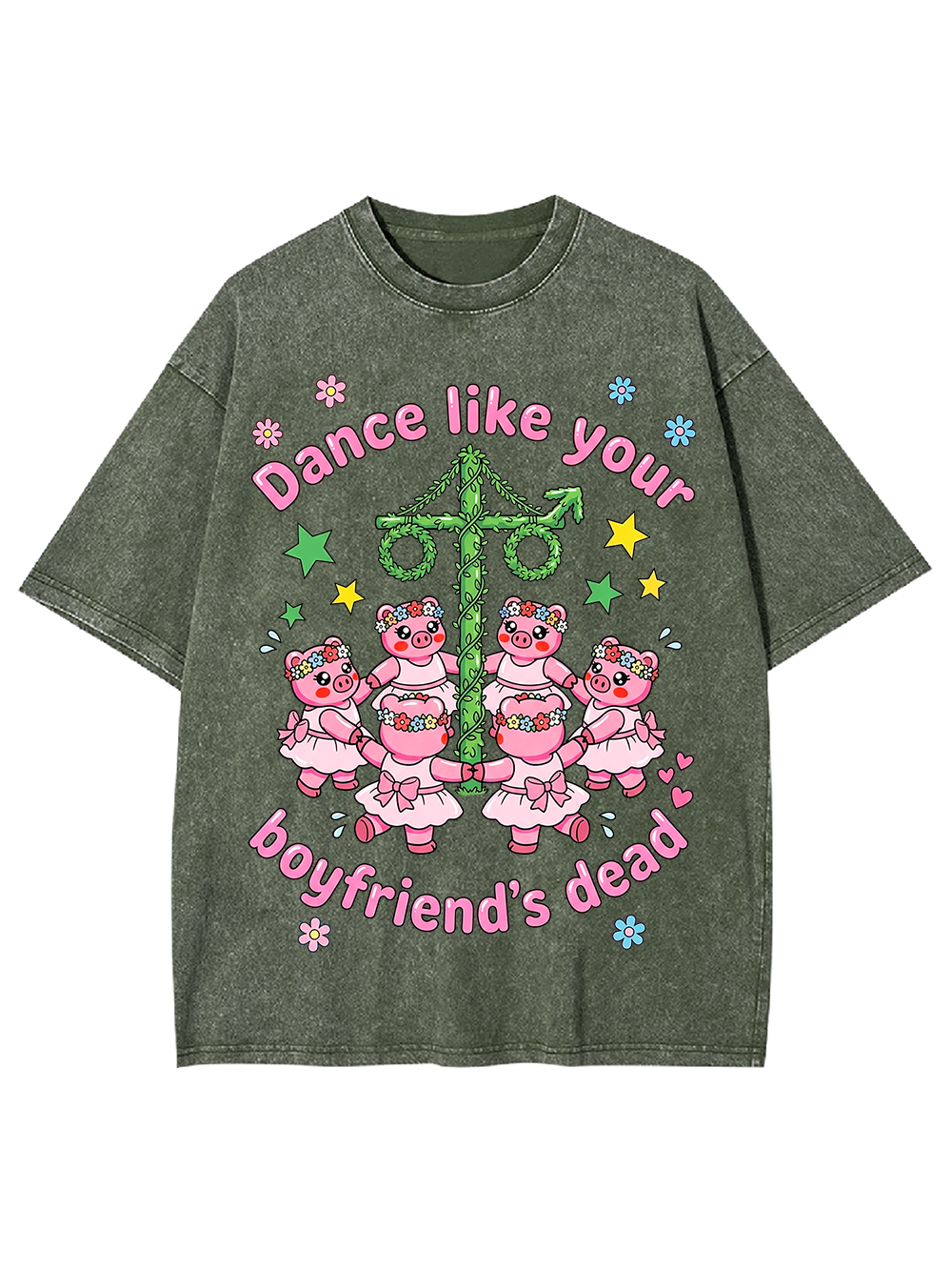 DANCE LIKE YOUR BOYFRIEND’S DEAD BEARS AAA WASHED TSHIRT