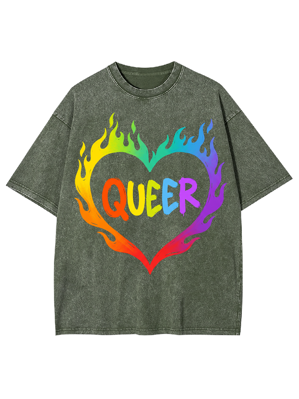 QUEER AAA WASHED TSHIRT