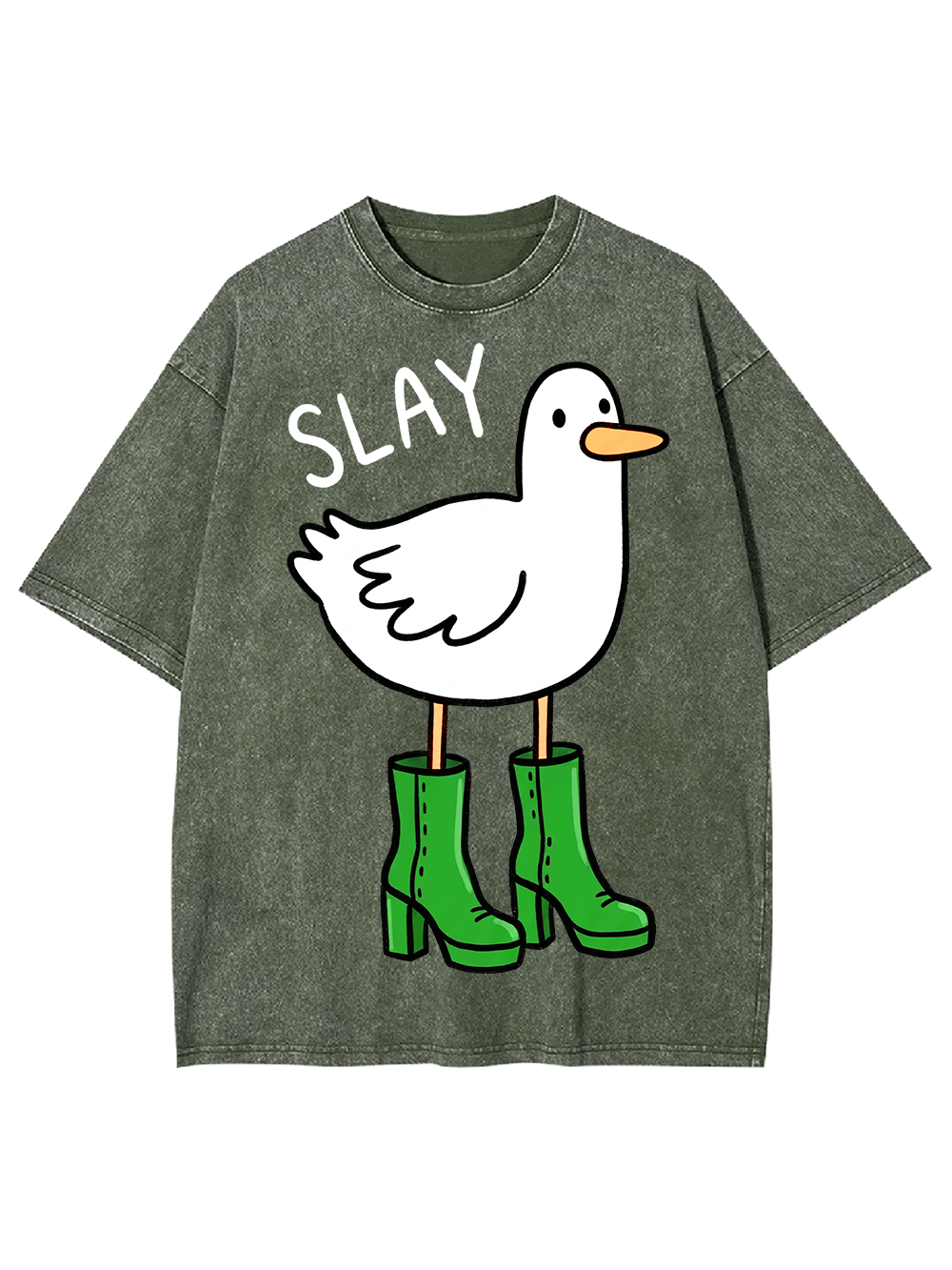 SLAY AAA WASHED TSHIRT
