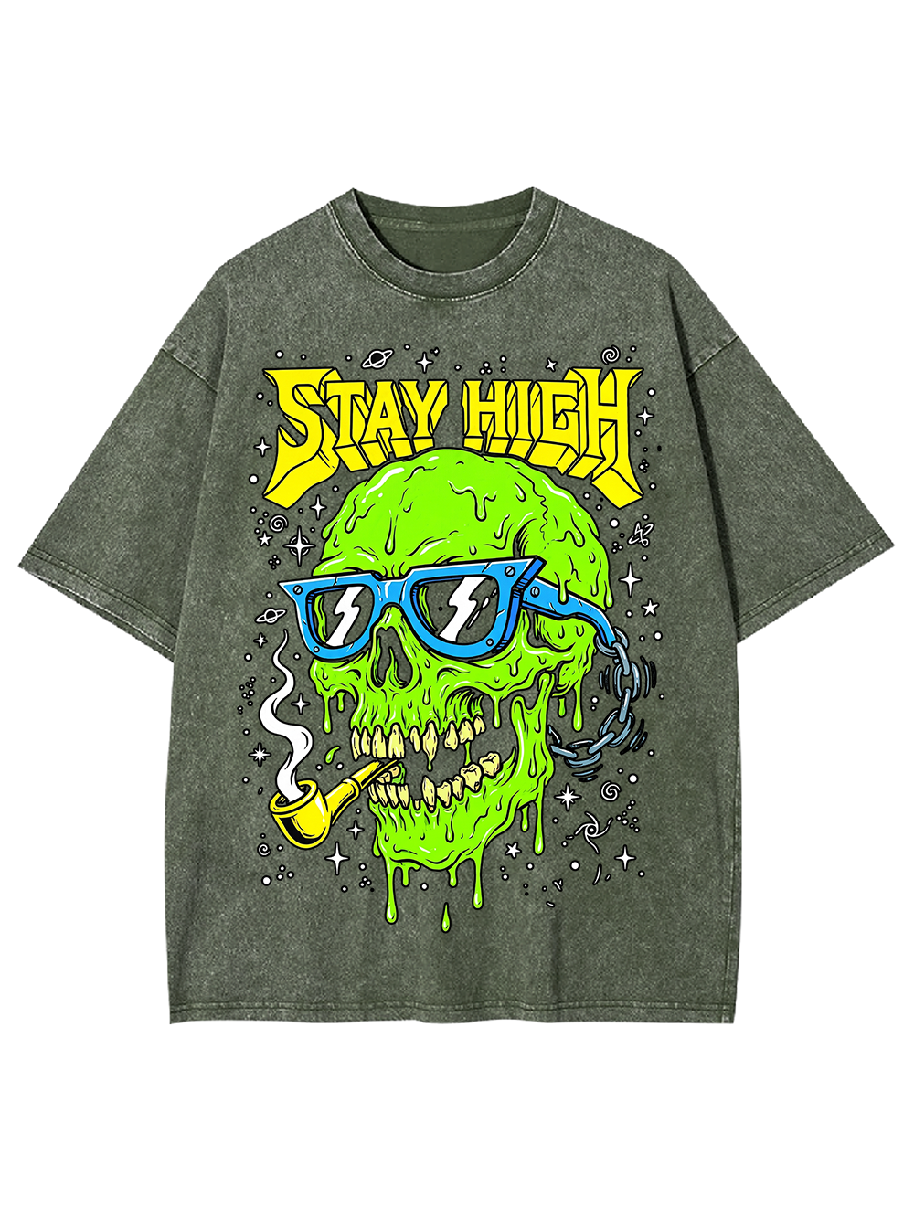 STAY HIGH AAA WASHED TSHIRT