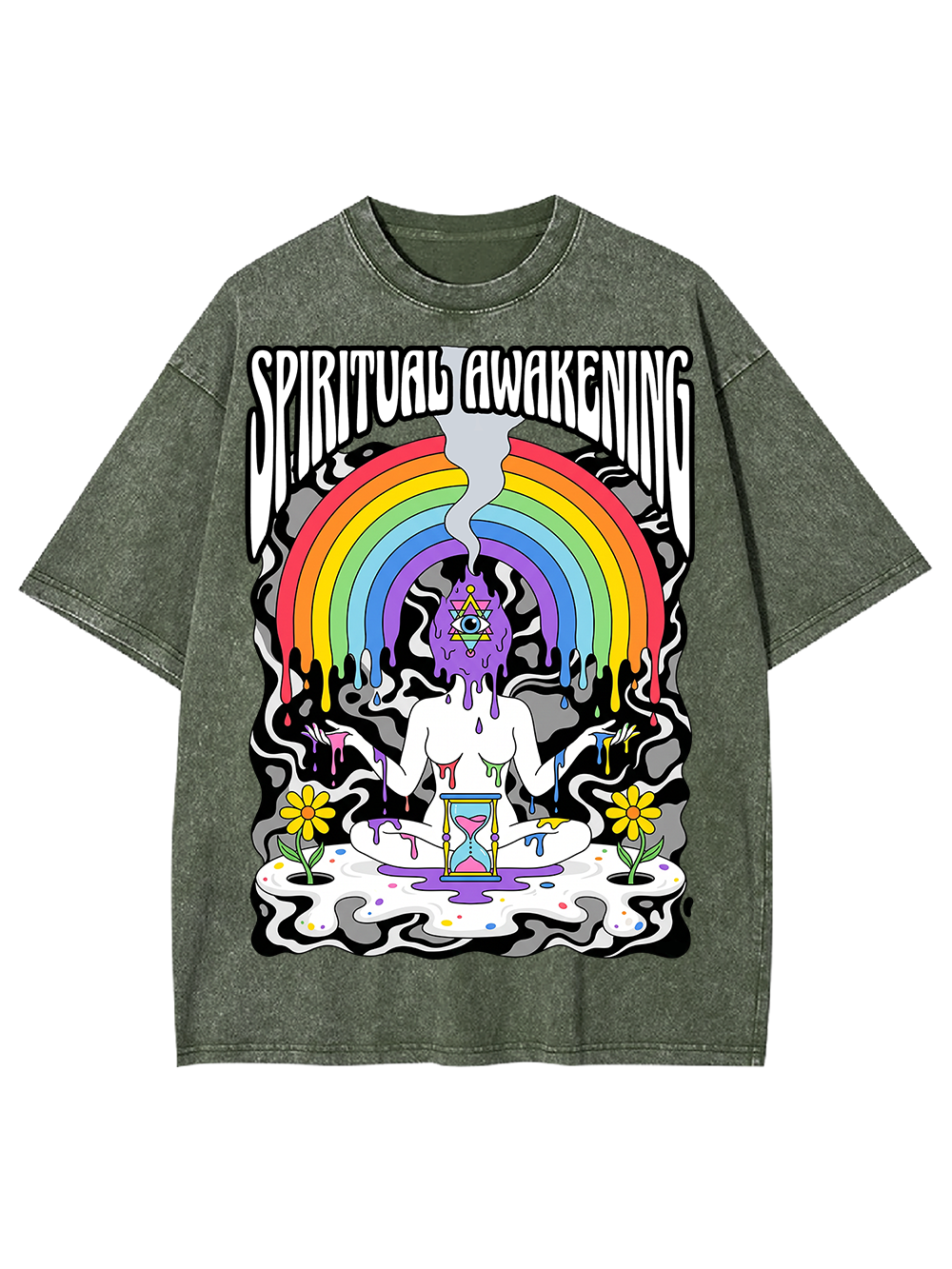 SPIRITUAL AWAKENING AAA WASHED TSHIRT