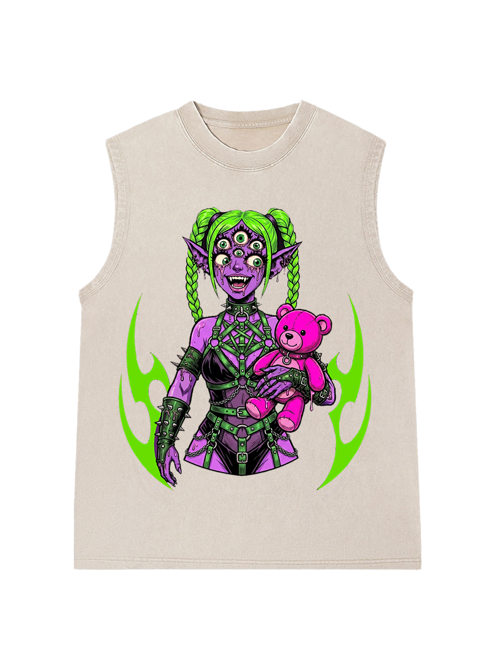 NEON WARLOCK GUARDIAN AAA WASHED TANK