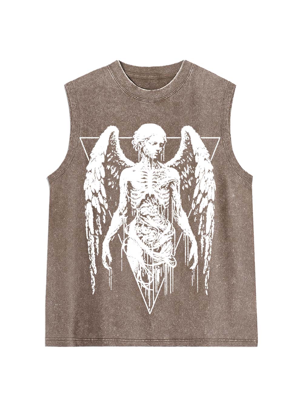 Deathly Angel Washed Tank Top