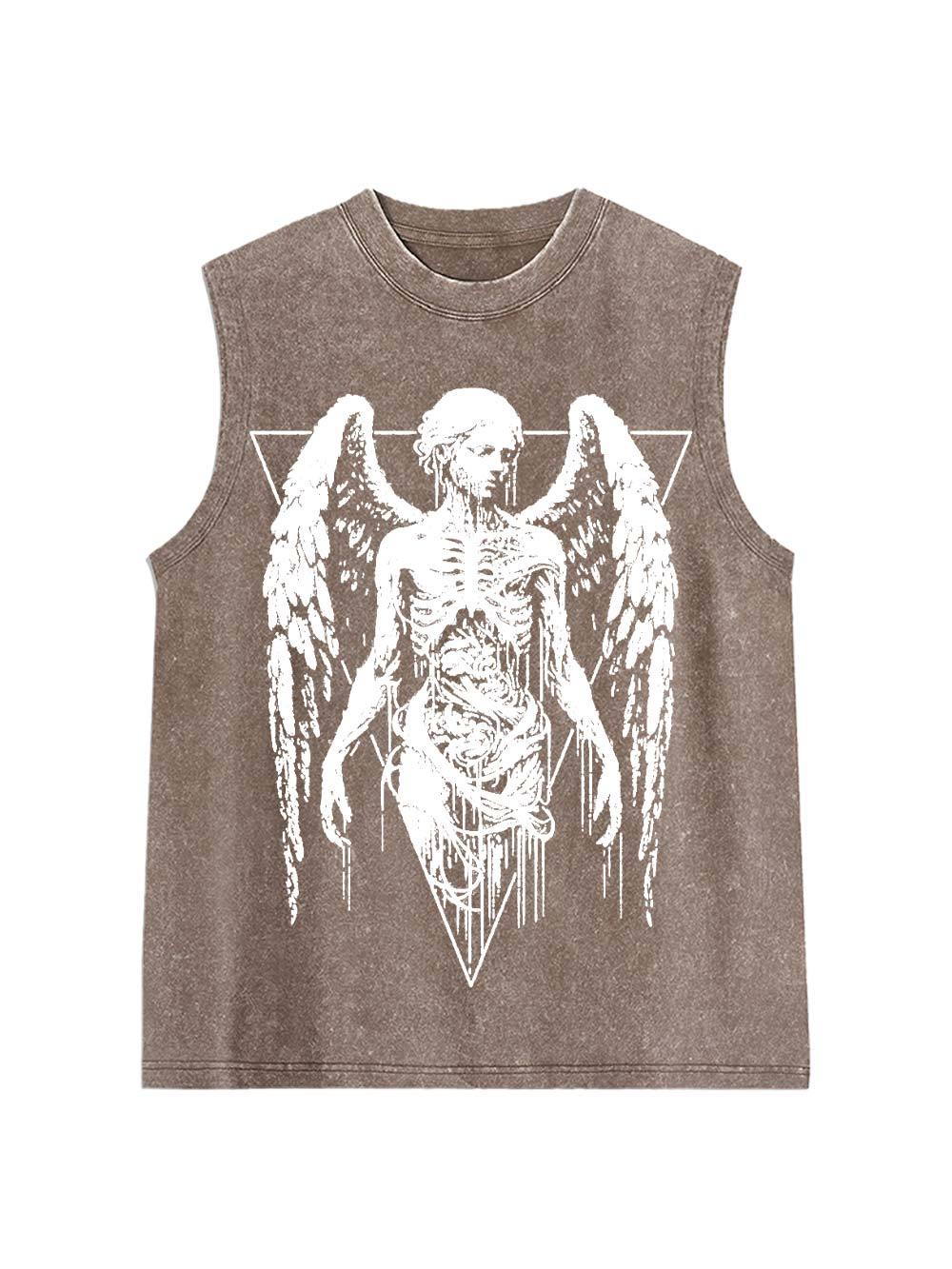 Deathly Angel Washed Tank Top