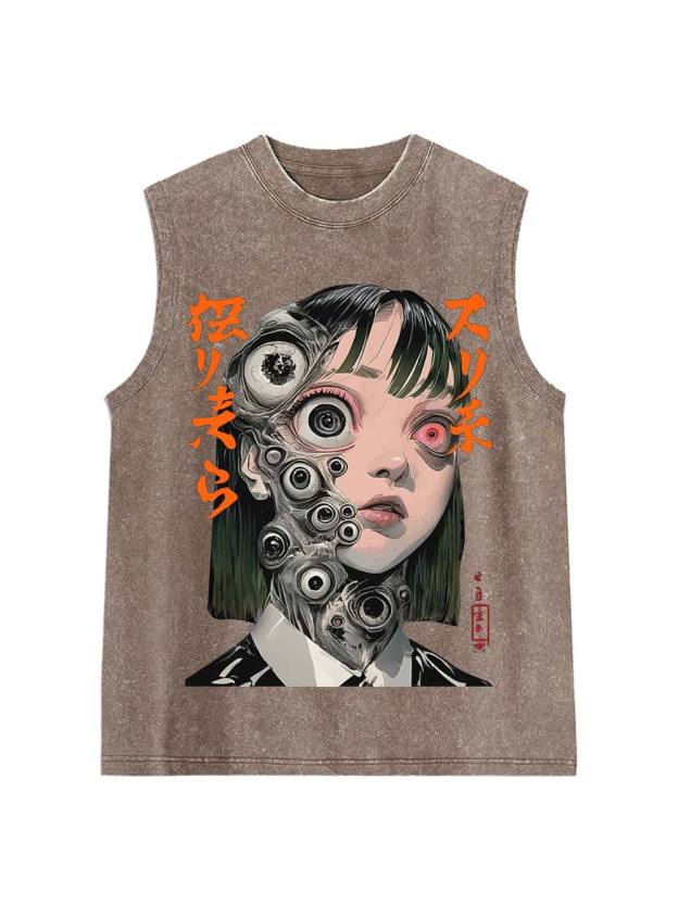 Distorted Perception Washed Tank Top
