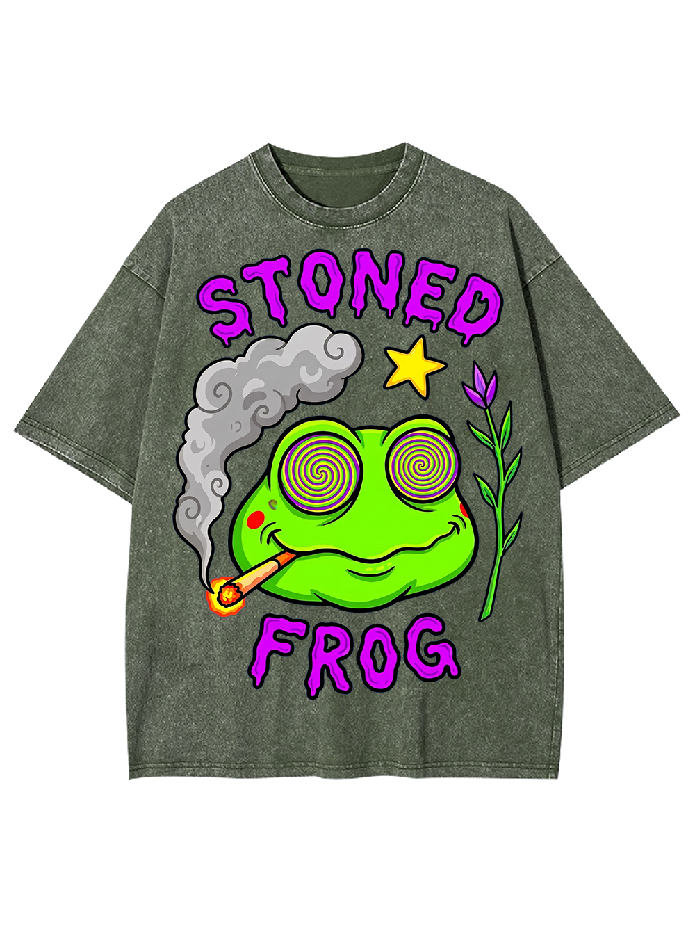STONED FROG AAA WASHED TSHIRT