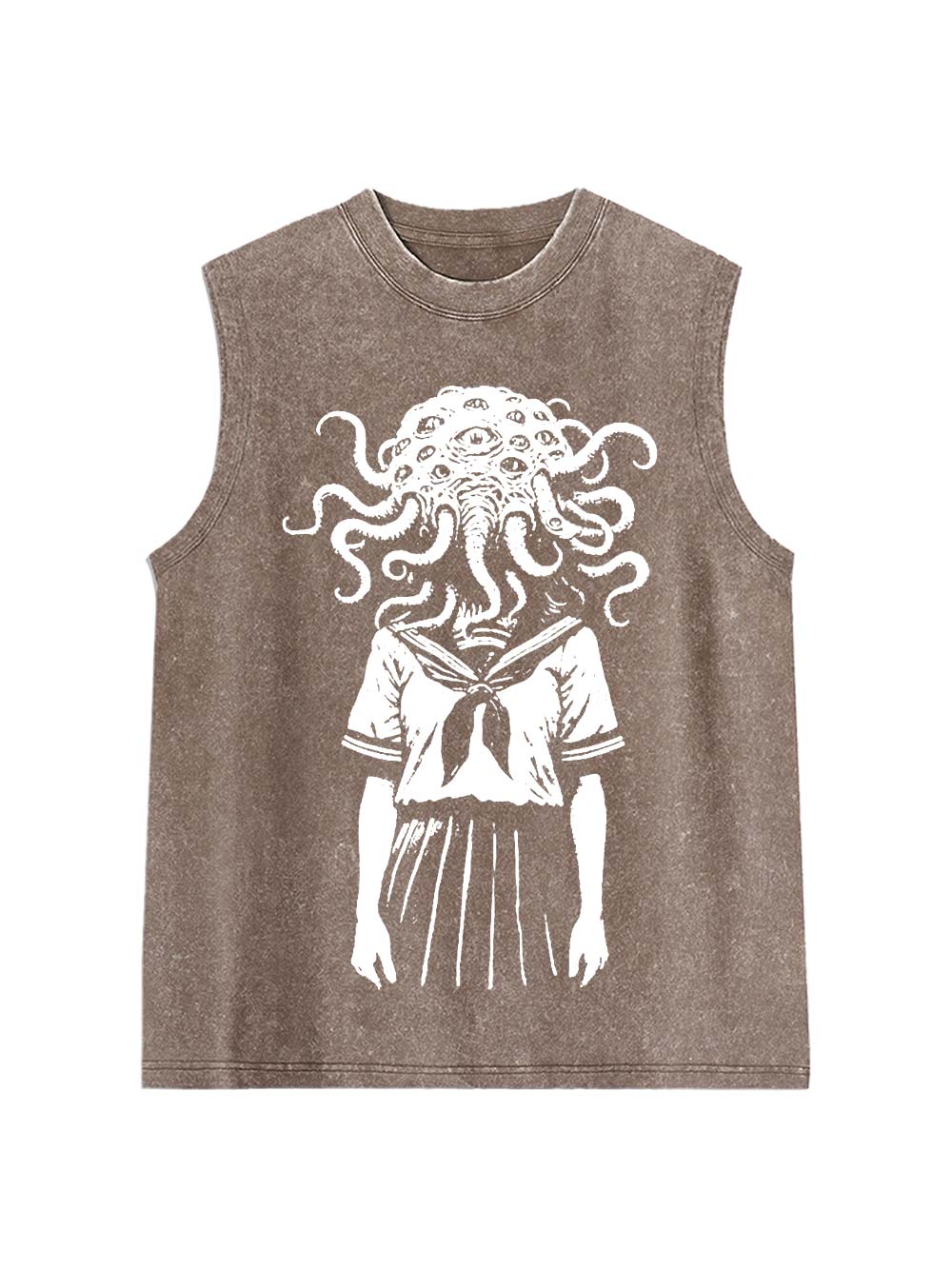 Tentacled Enigma Washed Tank Top