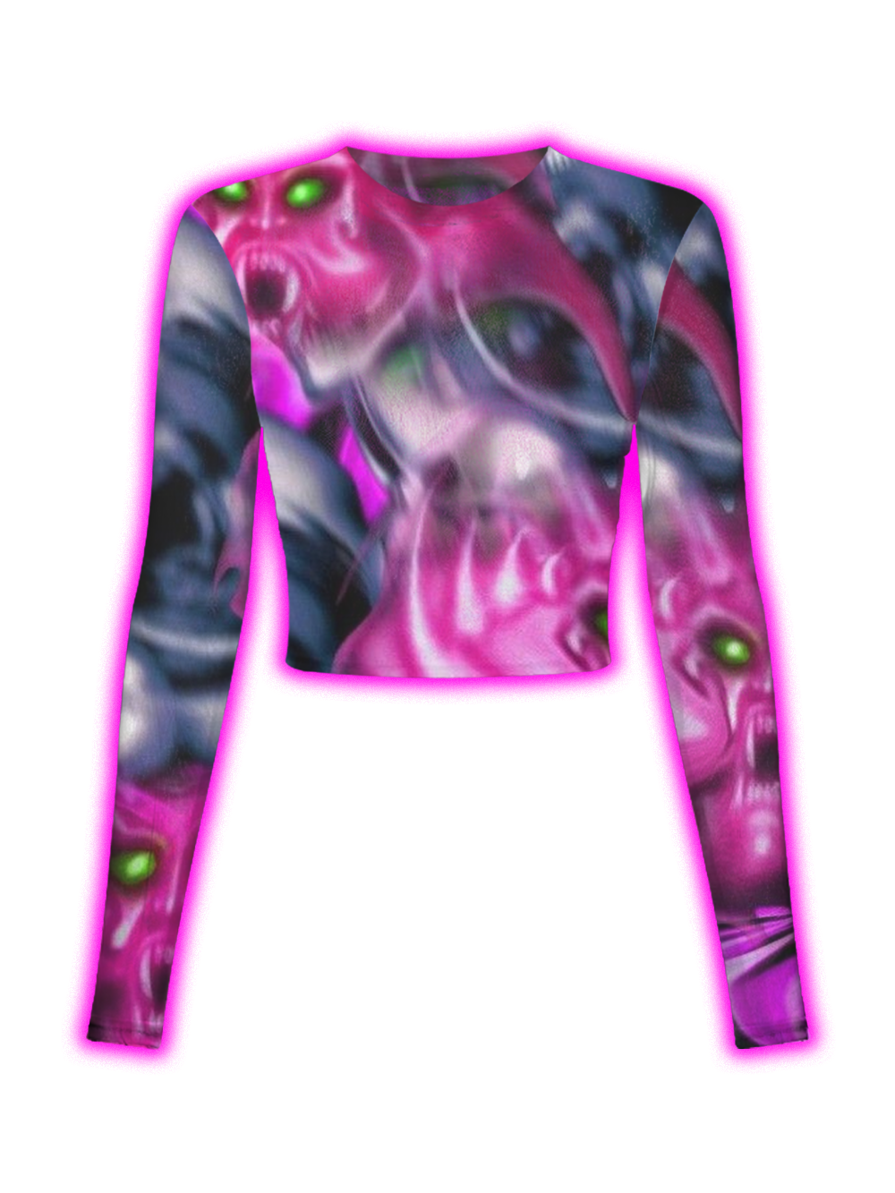 PINK DEMONS MESH TOP