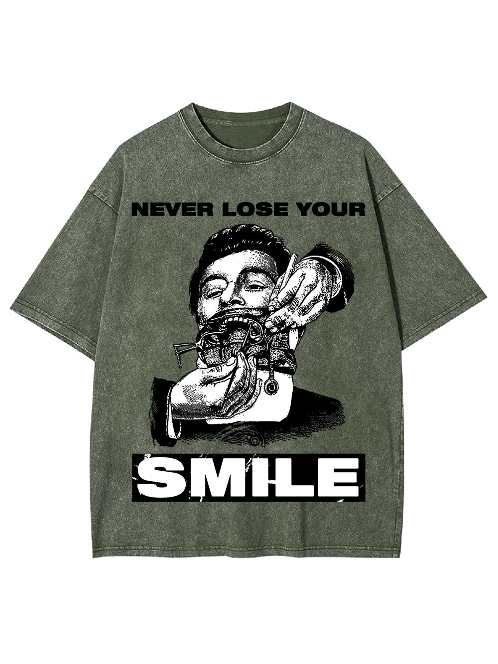 Never Lose Your Smile Washed Tshirt