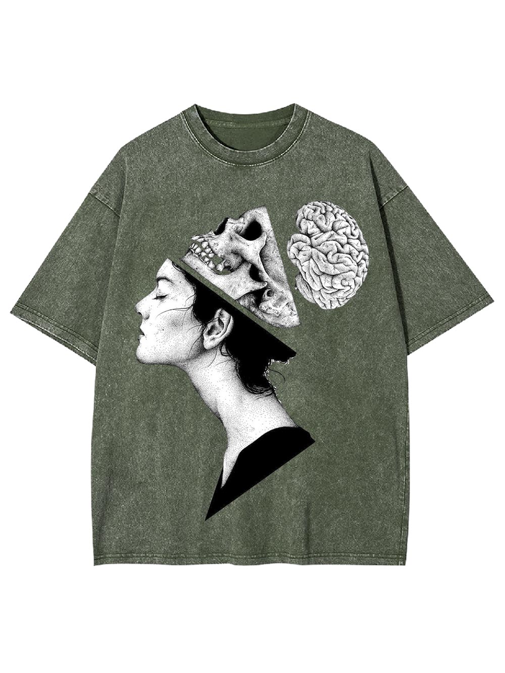 Thoughts Exposed Washed Tshirt