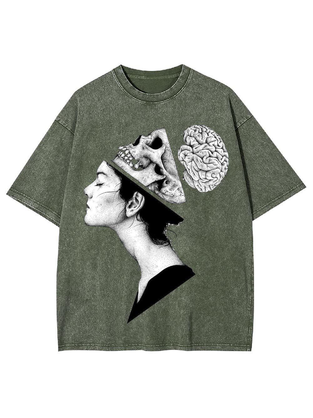 Thoughts Exposed Washed Tshirt