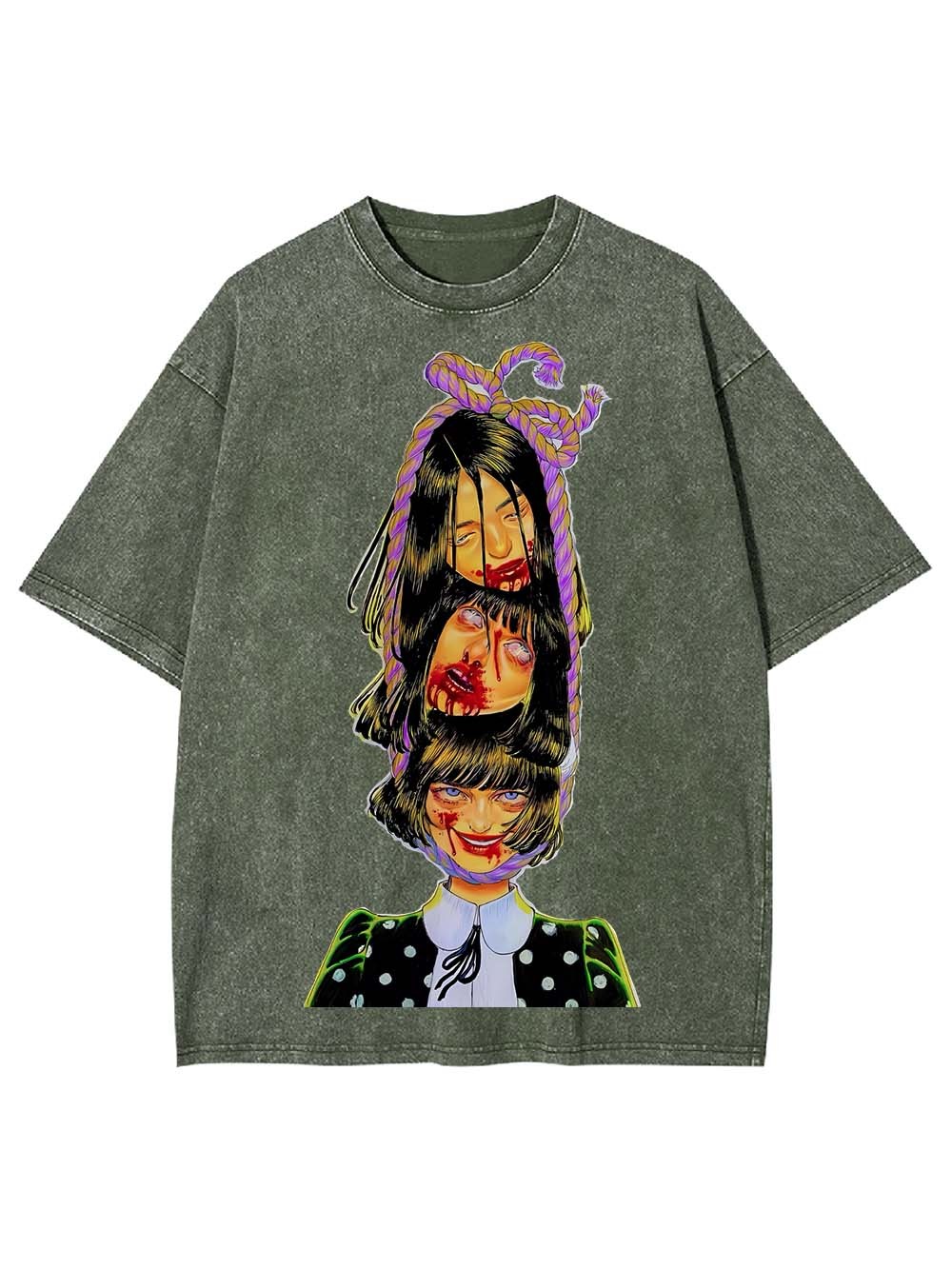 TWISTED FACES OF DARKNESS WASHED TSHIRT