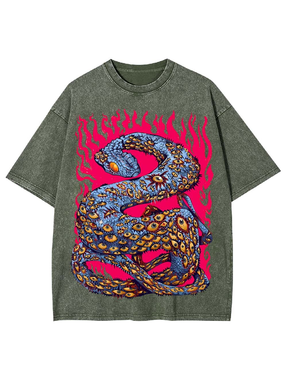 Eyes Of The Serpent Washed Tshirt
