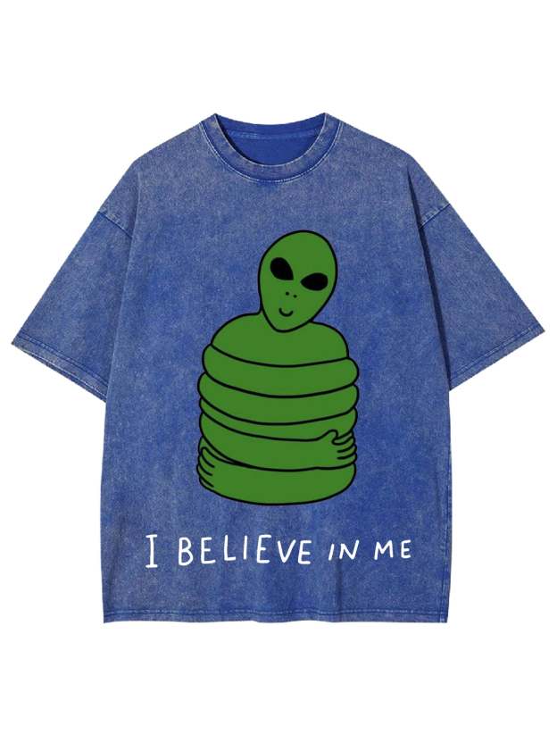 I Believe In Me Washed Tshirt