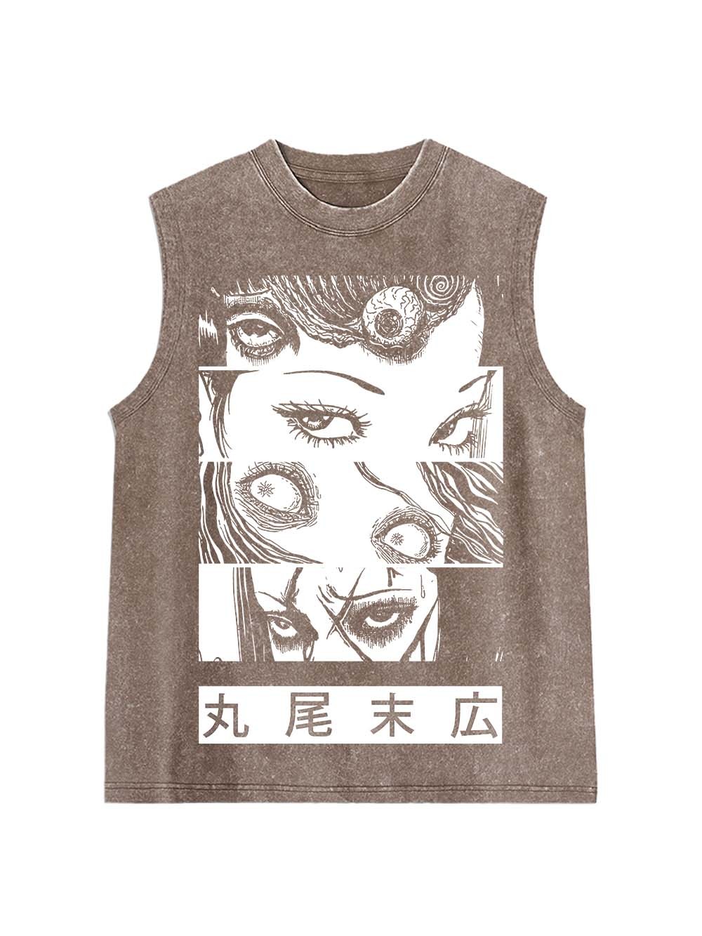 Eyes Of The Unknown Washed Tank Top