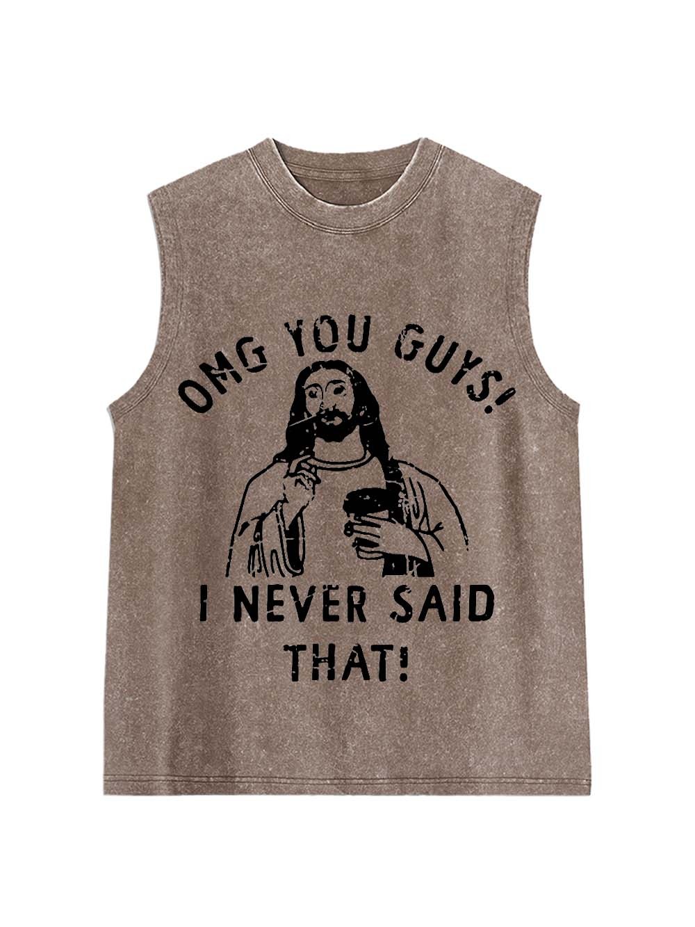 OMG You Guys! Washed Tank Top