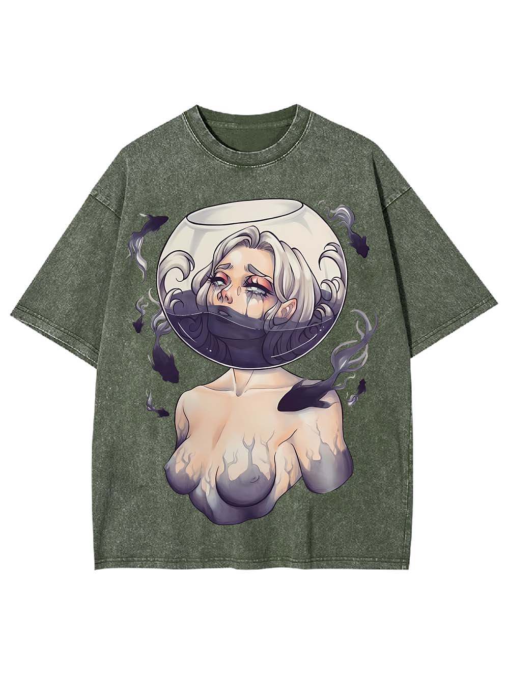 DROWNING IN SILENCE WASHED TSHIRT