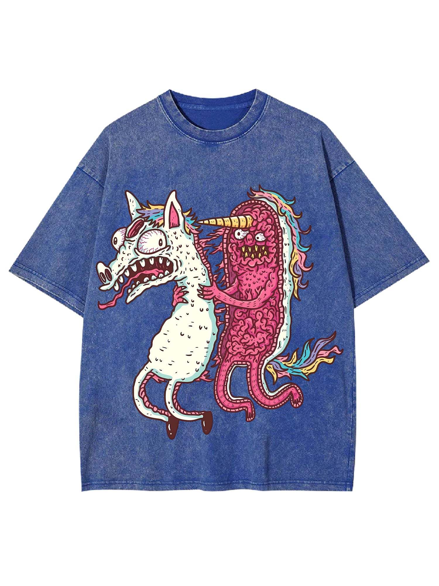 Unicorn Chaos Washed Tshirt