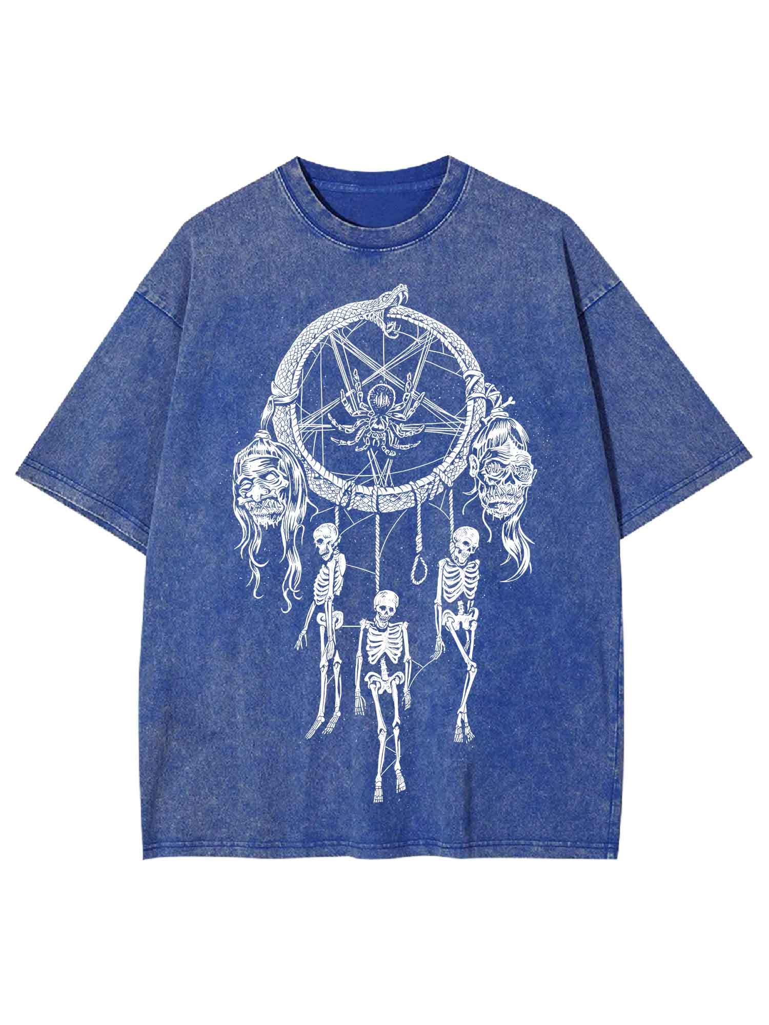 Spirit Dreamcatcher Washed Tshirt-ClassyOutlaw Sale