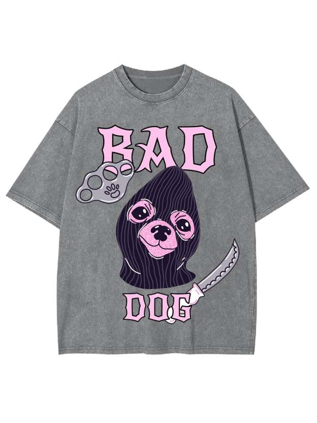 Bad Dog Washed Tshirt