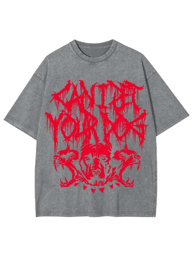 Can I Pet Your Dog Washed Tshirt