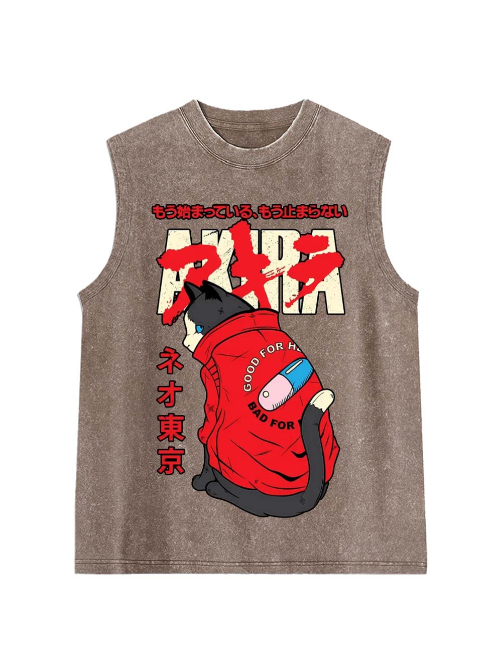 Akira Washed Tank Top