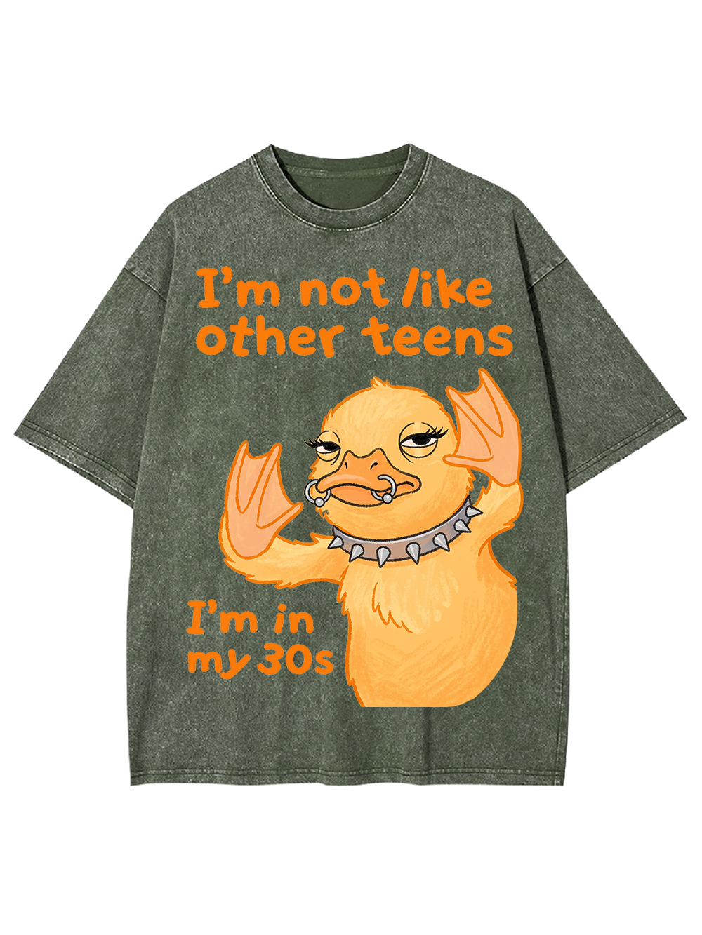 DUCK THIRTIES AAA WASHED TSHIRT