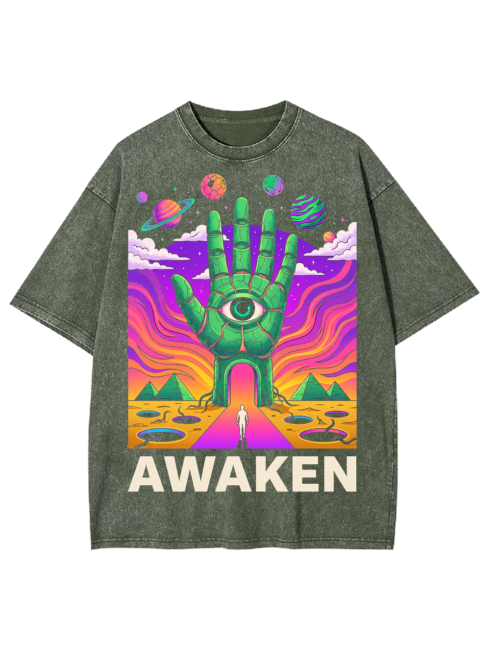 COSMIC AWAKENING AAA WASHED TSHIRT
