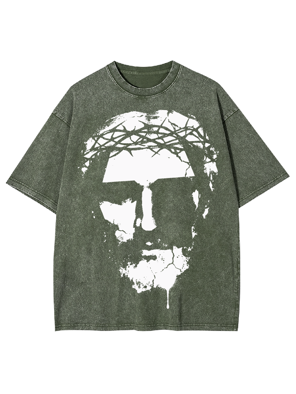 THORNED FACE AAA WASHED TSHIRT