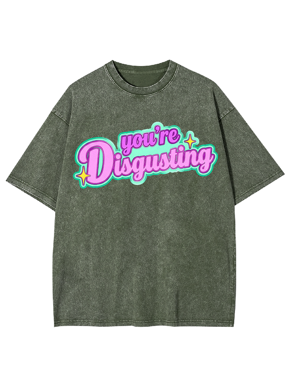 YOU’RE DISGUSTING AAA WASHED TSHIRT