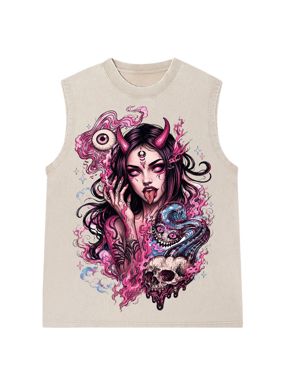 DEMON MUSE AAA WASHED TANK