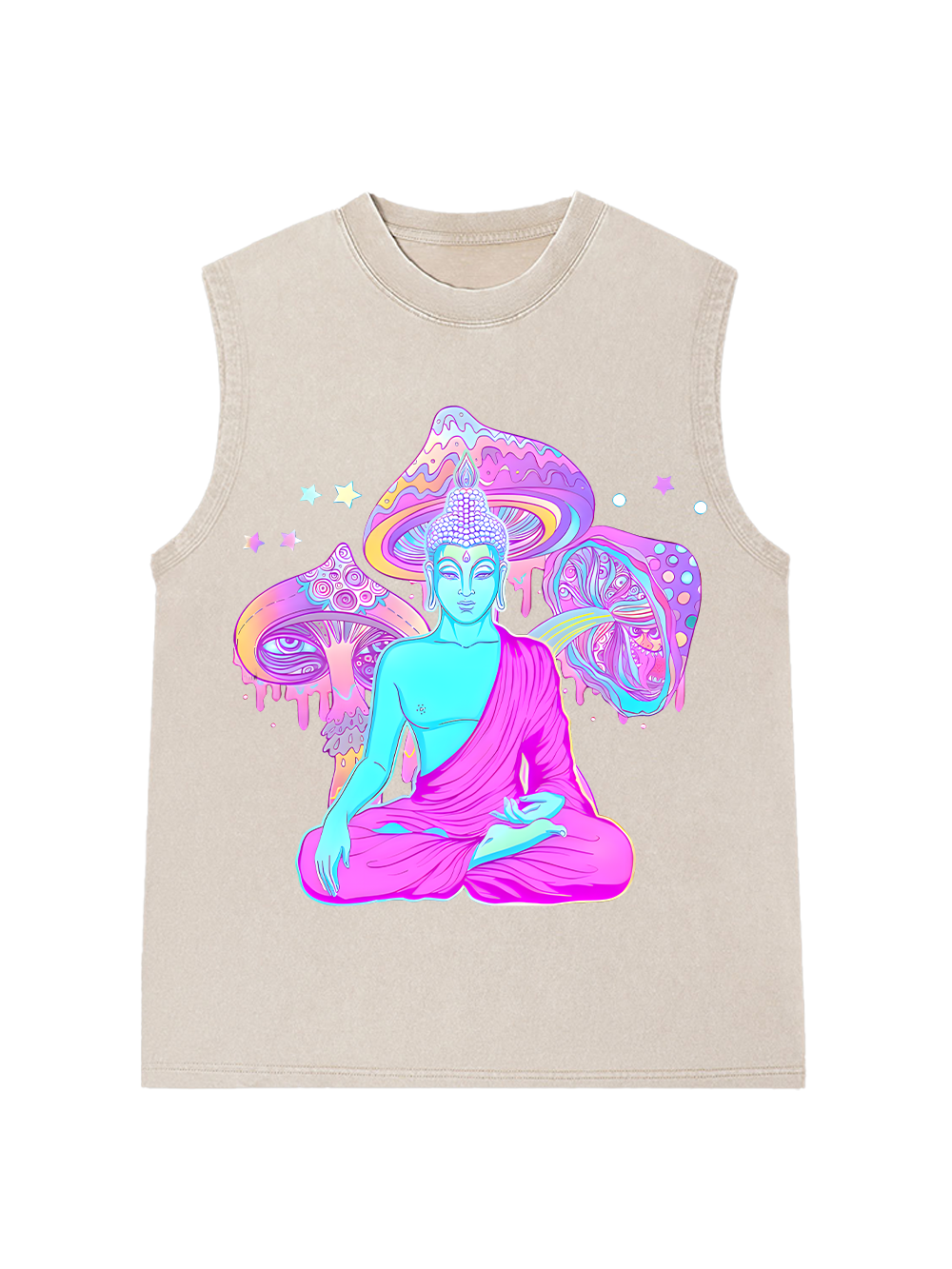 PSYCHEDELIC DEITY AAA WASHED TANK