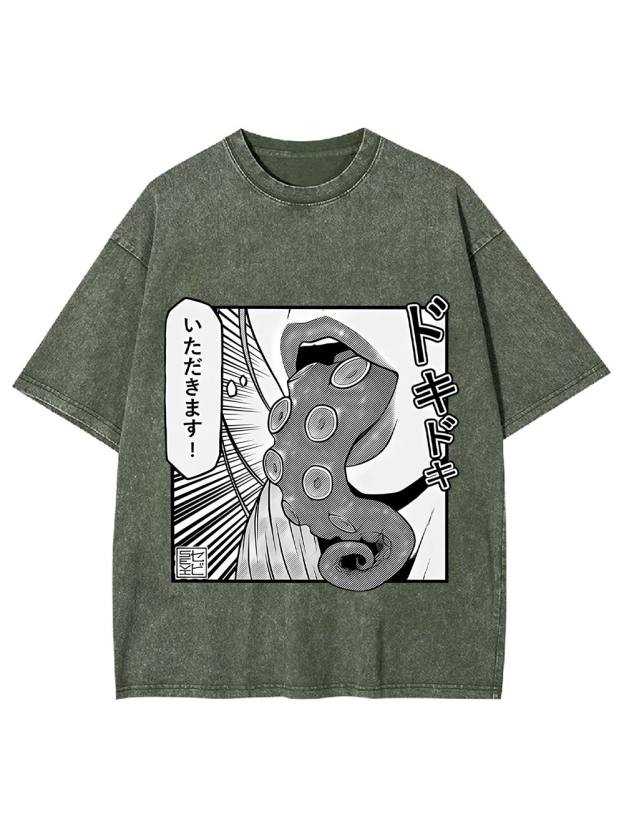 Tentacle Washed Tshirt