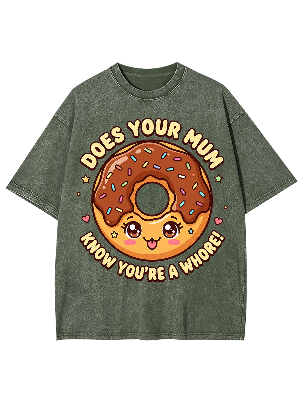SASSY DONUT WASHED TSHIRT