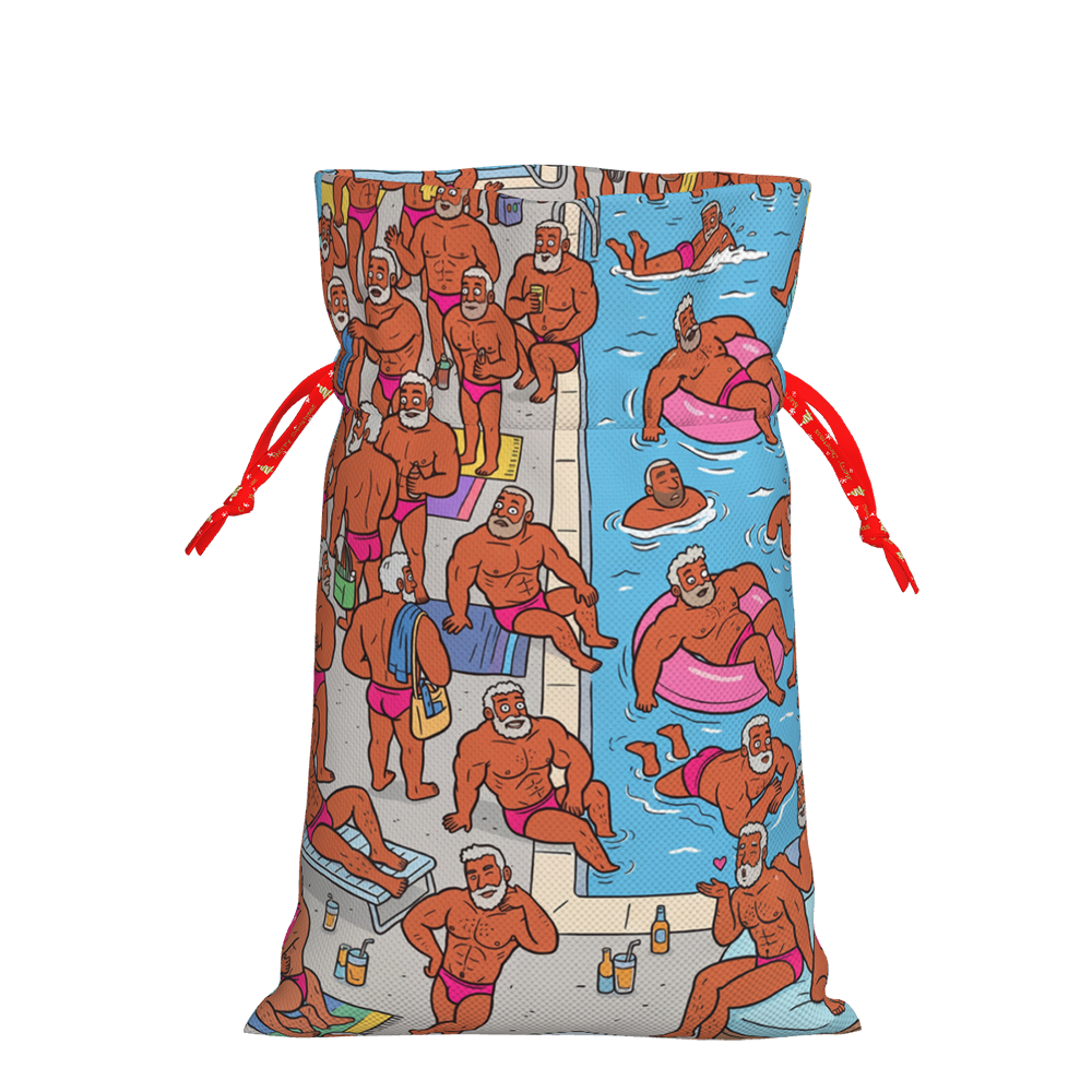 MUSCULAR DUDES POOL PARTY CLO GIFT BAG