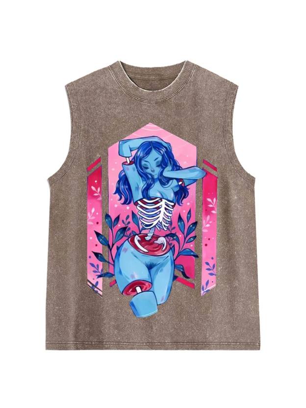 Bone Spirit Washed Tank Top