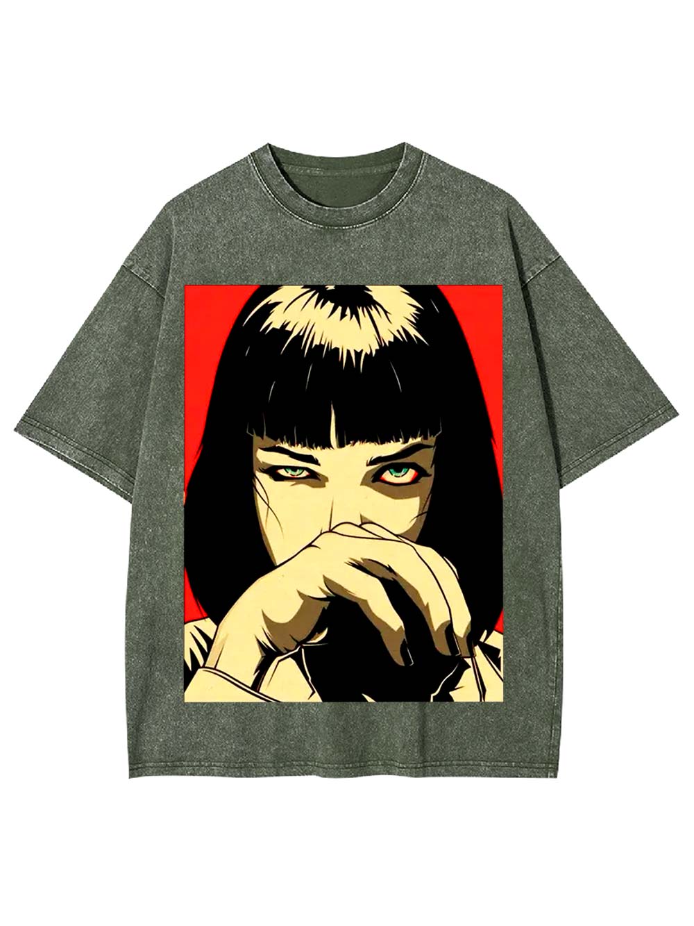 Piercing Gaze Washed Tshirt
