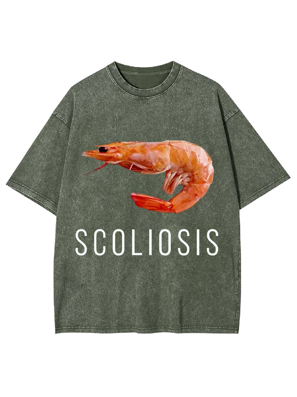 Scoliosis Washed Tshirt
