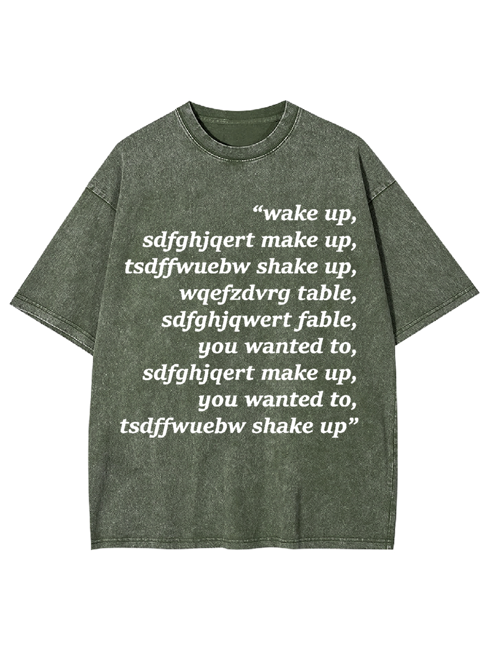 Wake Up Chaos Washed Tshirt