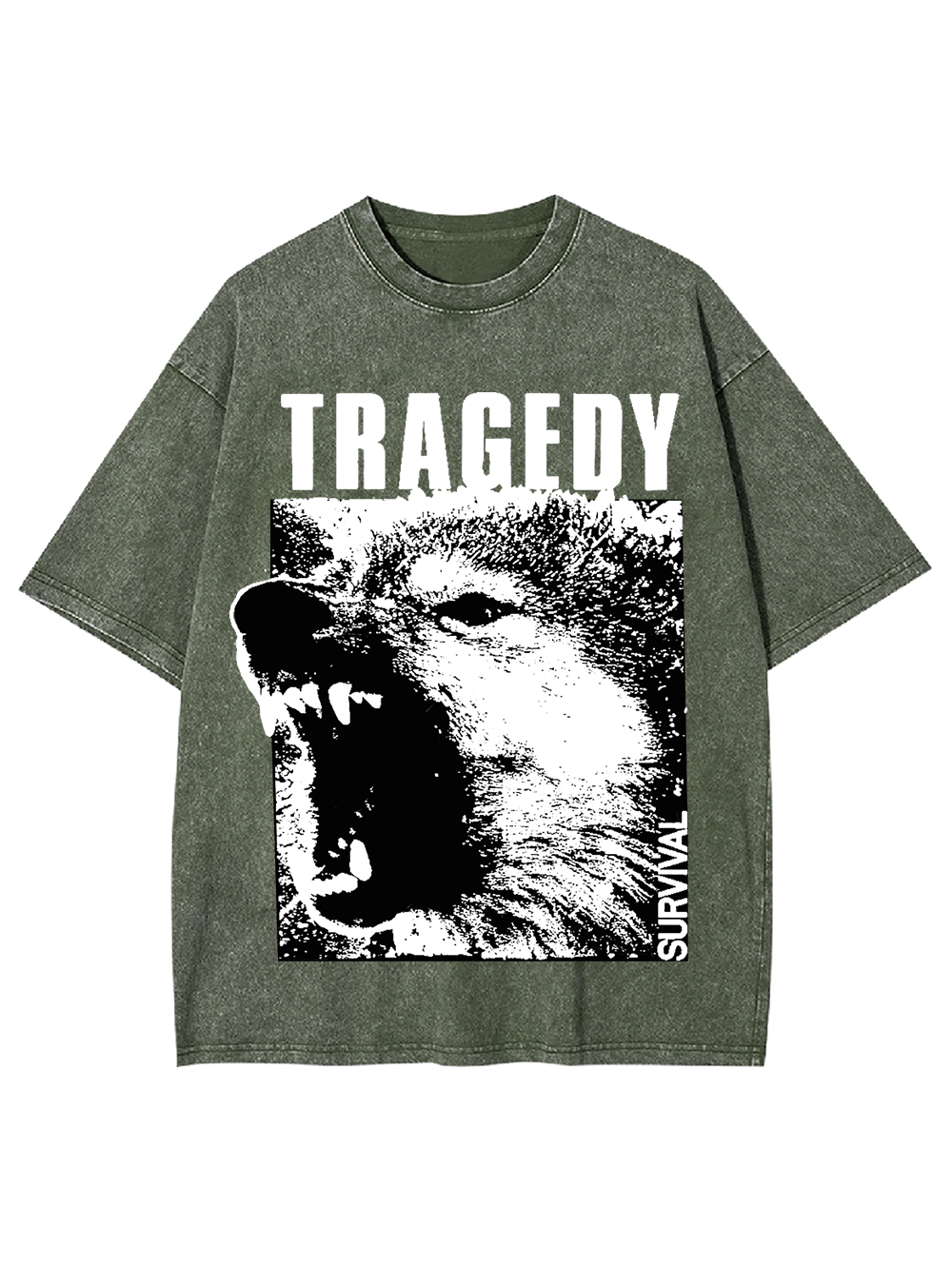 Tragedy Survival Washed Tshirt