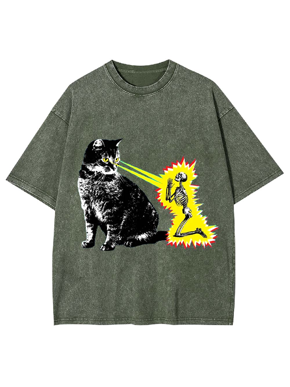 Feline Power Washed Tshirt
